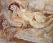 Jules Pascin Accumbent Mary Spain oil painting artist